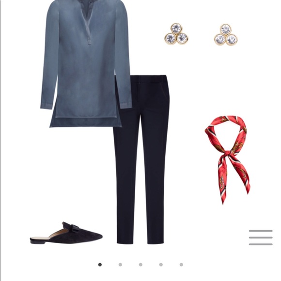 Ann Taylor Cheetah Silk Little Scarf - Picture 6 of 8